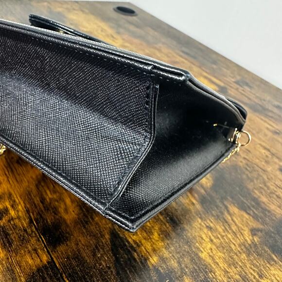 Yves Saint Laurent YSL Logo Vintage Leather Clutch - Picture 11 of 14